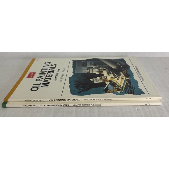 Lot of 2 Walter Foster Art Books AL17, AL01 Oil Painting Softcover Like New - Picture 3 of 8